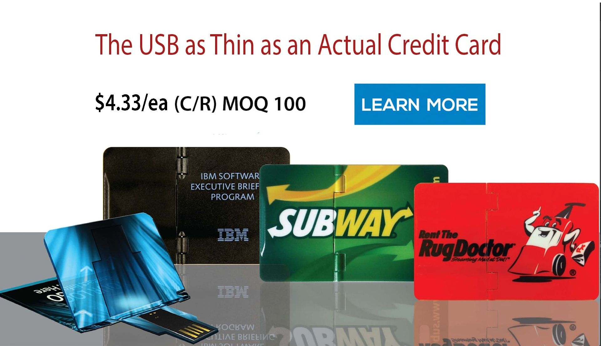 Ultra Thin Credit Card USB